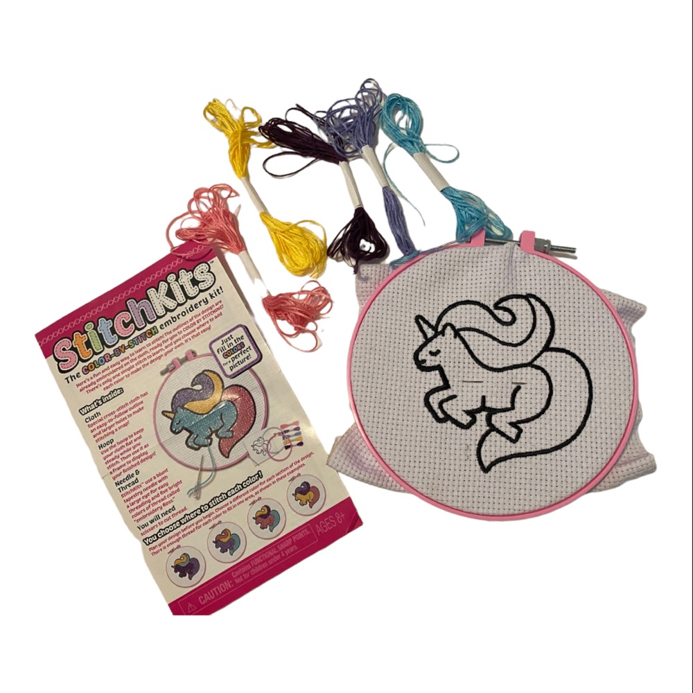 Kahootz Stitchkits - Unicorn Stitching Kit. Never been used.